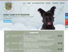 Tablet Screenshot of animalcargo.com